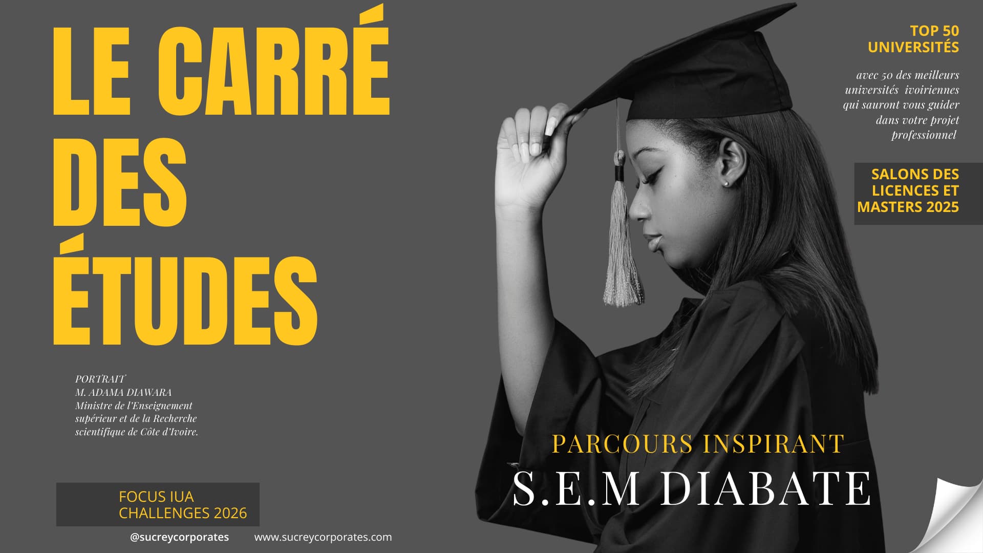 Couverture du magazine Le Carré des Études