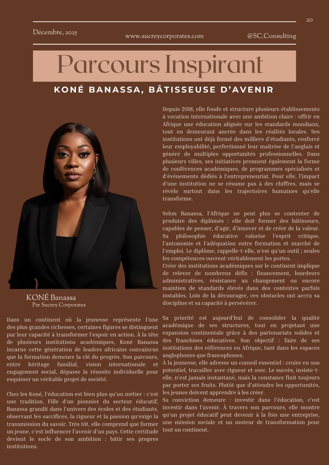 Rubrique Parcours Inspirant