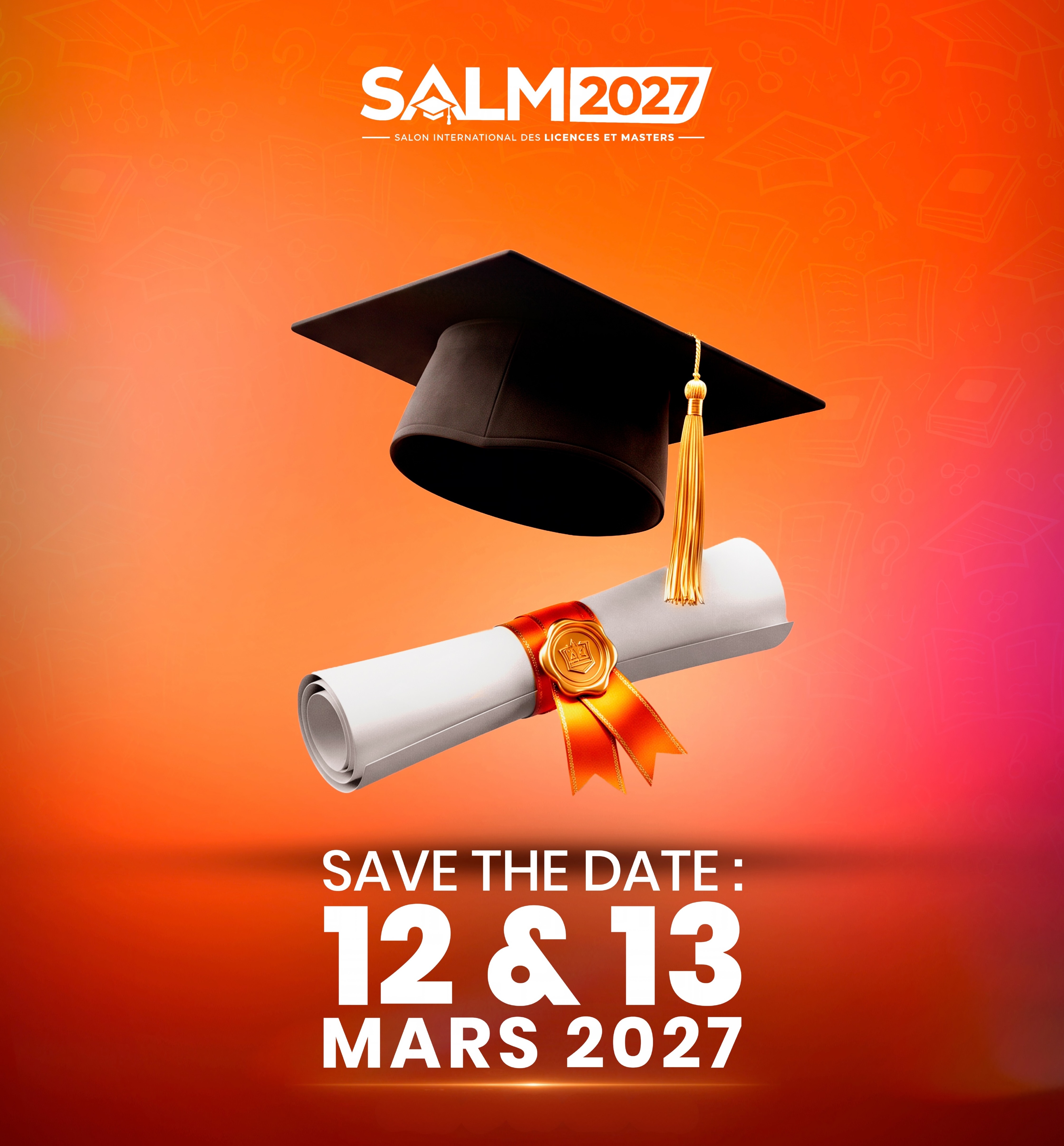 Affiche du SALM 2027 : une diplômée en toge