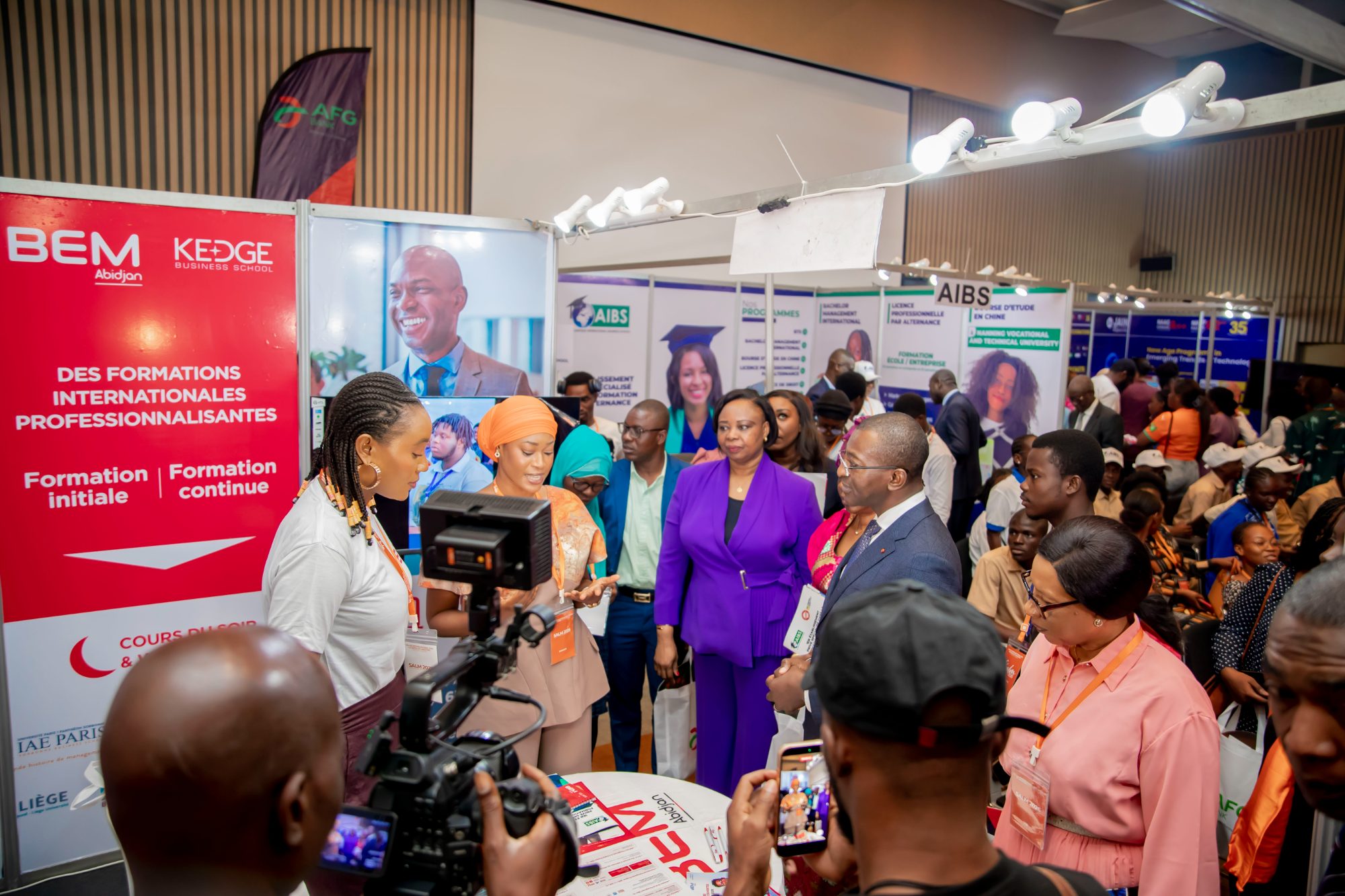Visite des stands au SALM 2026
